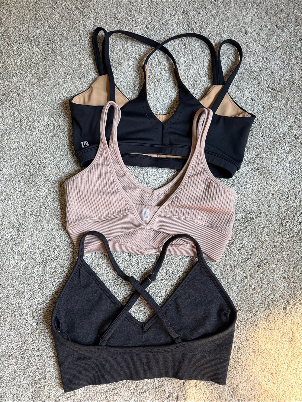 Women’s Sports Bra Bundle - Black & Nude - Picture 5 of 5